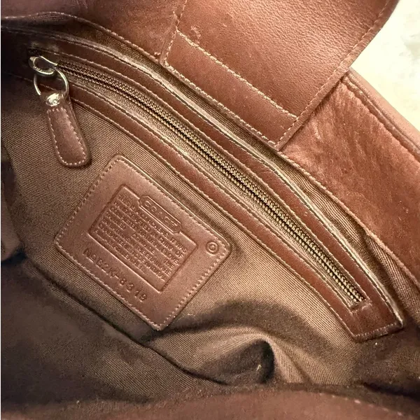 Vintage Coach y2k 2002 Legacy Hobo Mahogany Bag - Image 14
