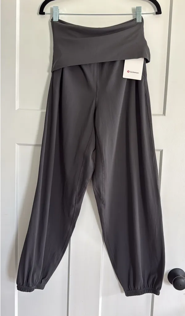 Lululemon Size 6 Align Fold-over Relaxed Leggings Joggers - Image 5