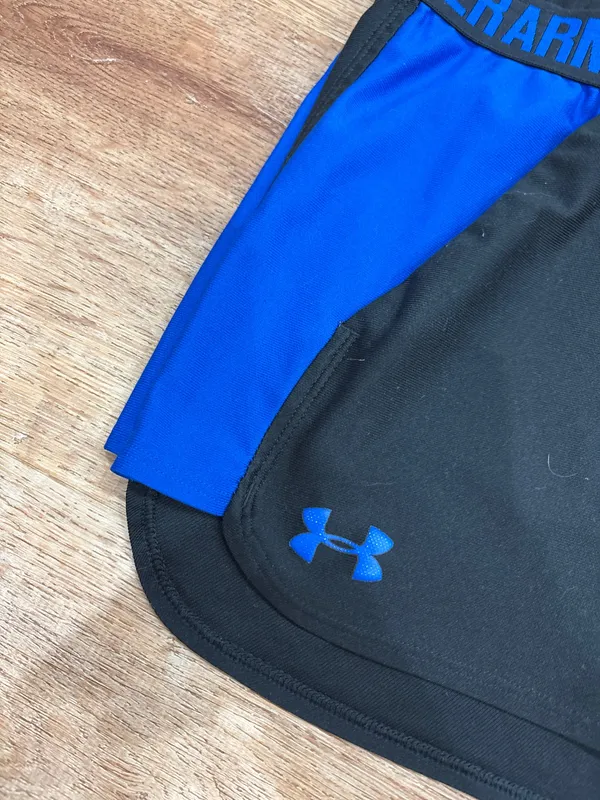 Under Armour blue and black shorts - Image 2