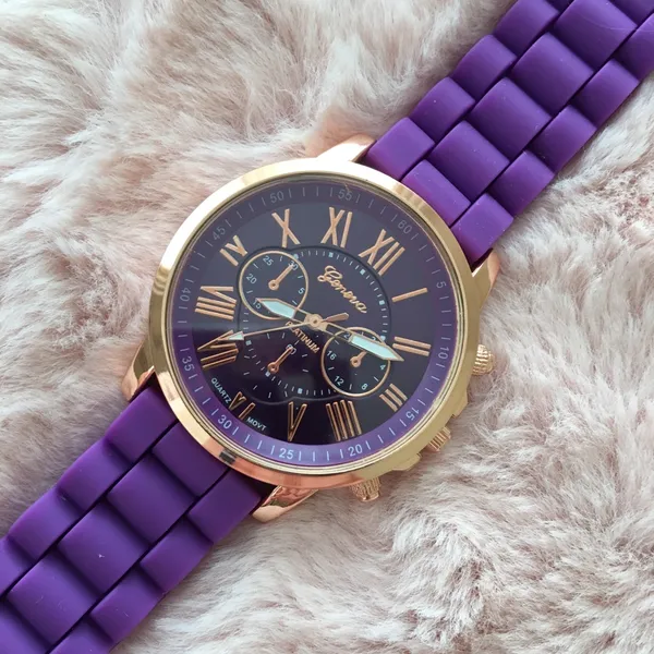 Purple silicone watch - Image 2