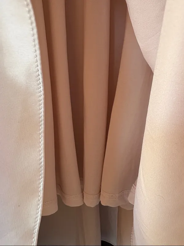 NWT Baltic Born Poppy Satin Midi Dress Champagne Size Large - Image 6