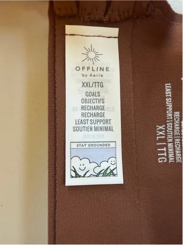 OFFLINE by Aerie Goals Strappy Sports Bra Women's Size XXL - Image 5
