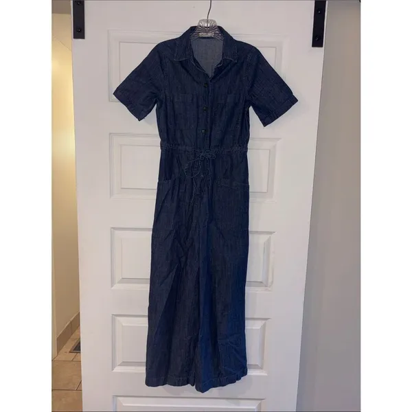 Marine Layer Joni Denim Jumpsuit - Image 3