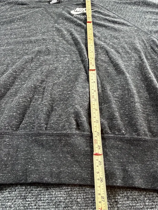 Nike Just Do It Crewneck Sweatshirt Gray Speckled 3XL Pullover Logo - Image 8