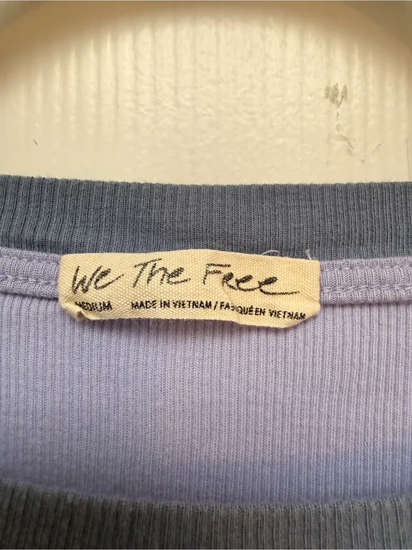 Free People "We The Free" Feelin' It Long Sleeve Top Boho Purple Medium‎ - Image 4