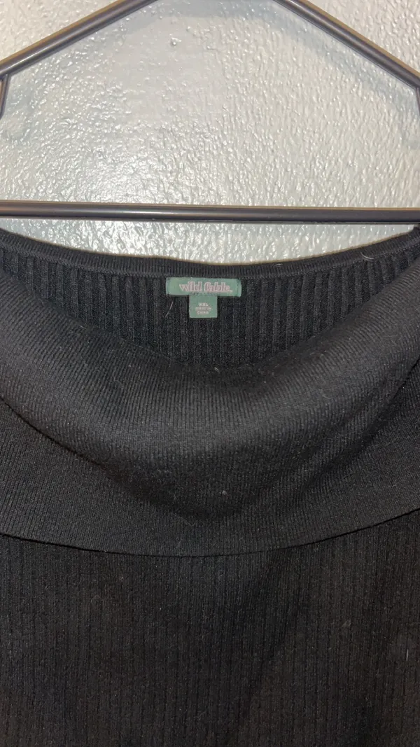 Wild Fable Off The Shoulder Black Top - Image 2