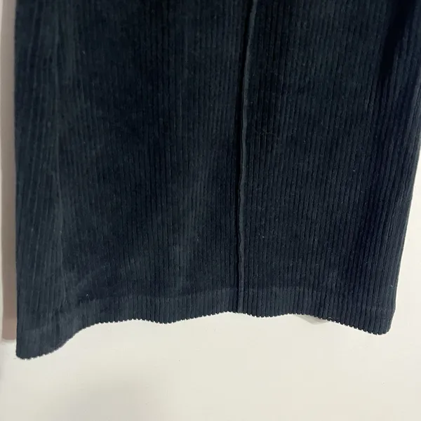 Aerie Women's Black Ribbed Flare Leggings Size‎ Medium Regular Loungewear - Image 2