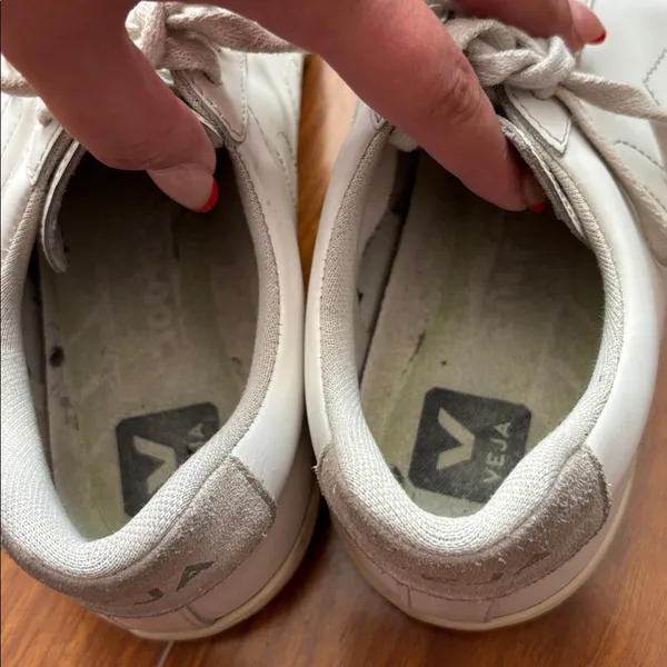 Veja Esplar Leather White Classic Sneakers - Image 6