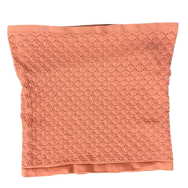 Free People Intimately Seamless Honey Coral Orange Textured Tube Top size M / L - Image 5