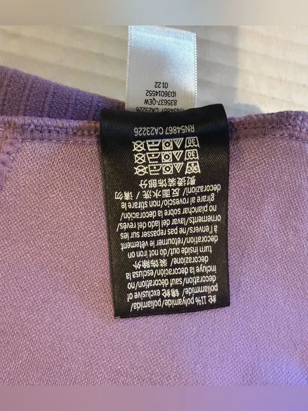 PINK Victoria’s Secret Active Seamless Ribbed High Waisted Leggings Lavender - Image 3