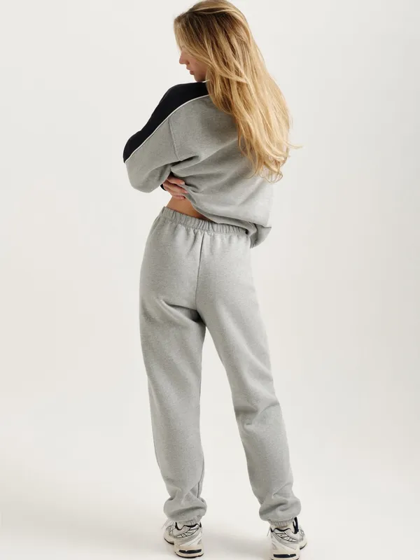 Set active Midweight Sweats Staple Old School Sweatpants size Small heather grey - Image 2