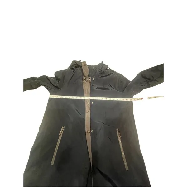 Michael Kors Windbreaker Jacket Sz S black Black/Gray - Image 5