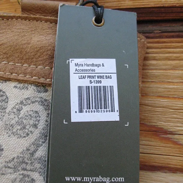 NWT Myra Single Bottle Wine Bag Gray - Image 9