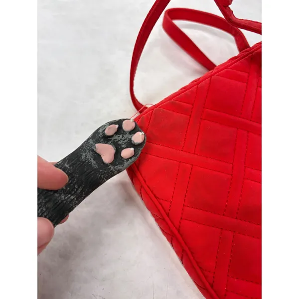 Vera Bradley Red Quilted Crossbody Bag Flap ID Window Wallet Purse - Image 5