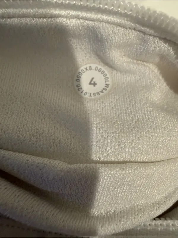 LULULEMON Pace Rival Tennis Skirt White Tall *4-way Stretch 15" Size 4 - Image 12
