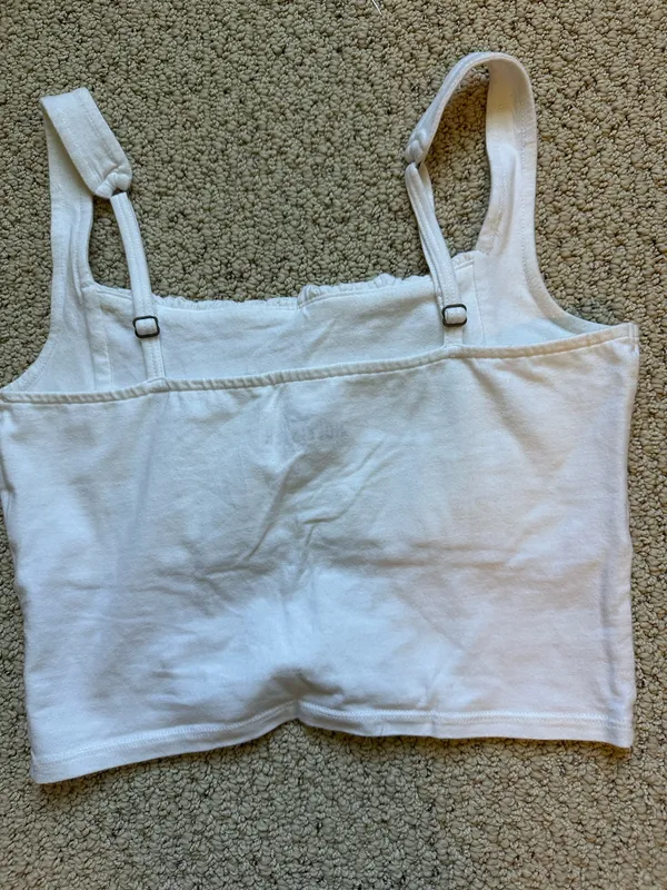 Hollister Tank White Crop - Image 3