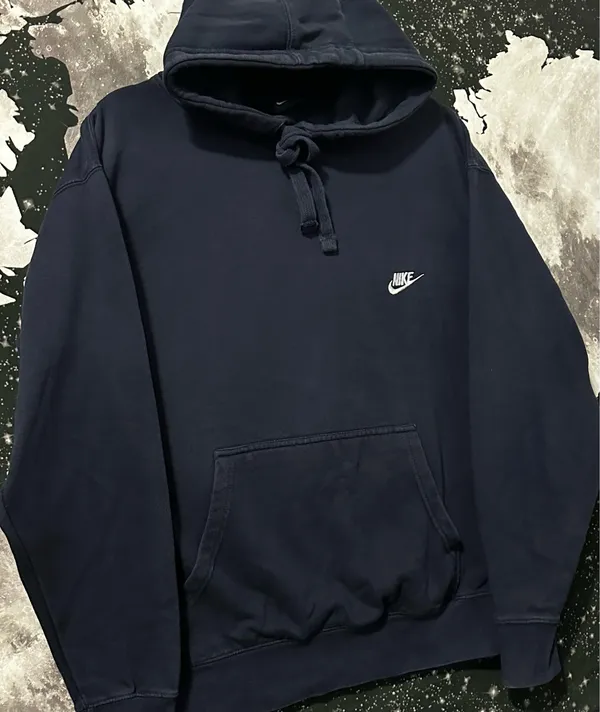 Nike Men’s Navy Pullover Hoodie  - Image 3