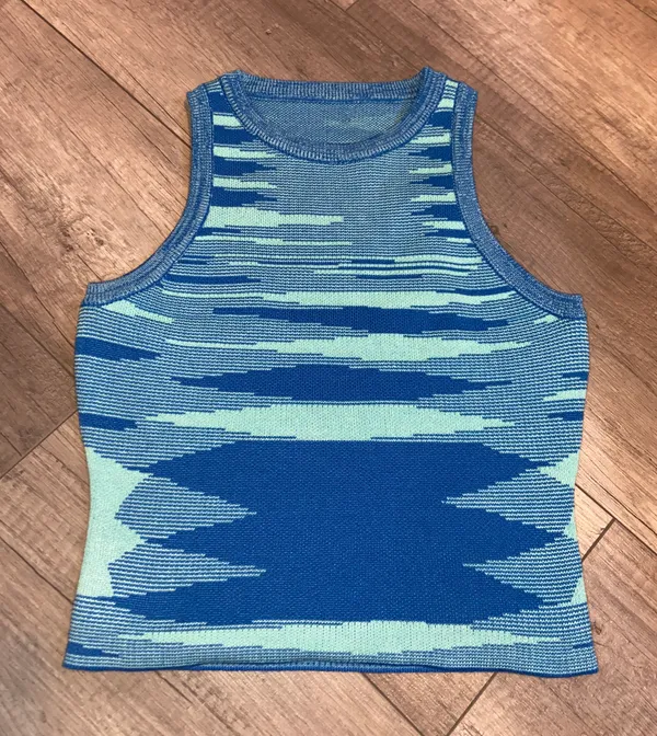 Amazon blue tank top - Image 2