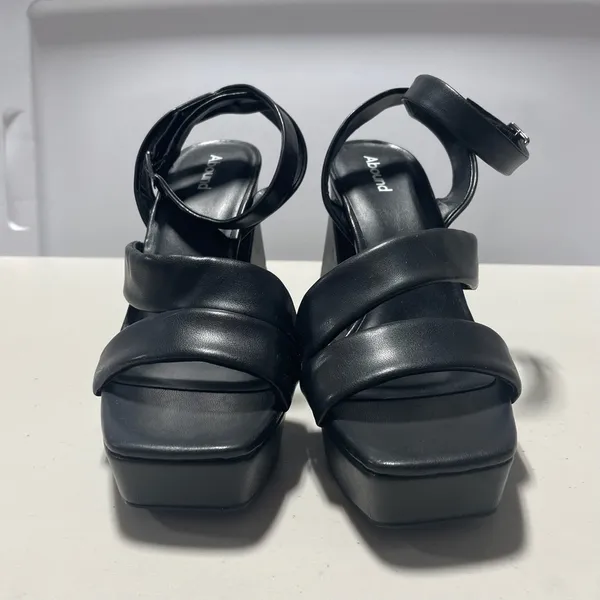 Abound Tracy Black Platform Heels Size 10 - Image 6