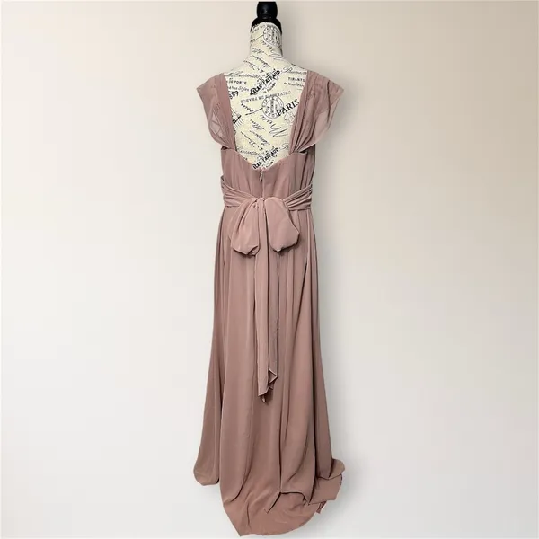 Baltic‎ Born Opal Sweetheart Gown 1X Mauve Pink Formal Wedding Guest Maxi Dress - Image 6