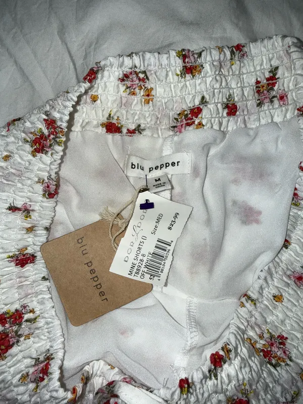 Blu Pepper Floral Scallop Top and Shorts - Image 6