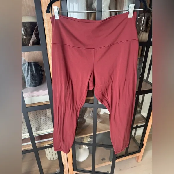 Lululemon Align Pants leggings II *25" Savannah high rise brick cayenne chianti - Image 7