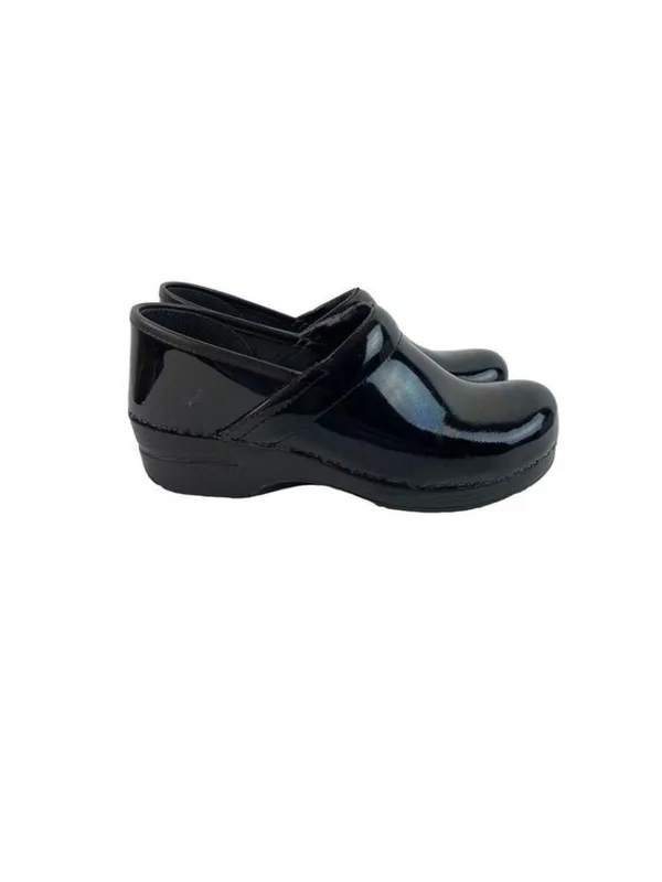 -Dansko Black Patent Leather Comfort Clog Shoes Womens 10.5-11 Nurse Professiona - Image 3