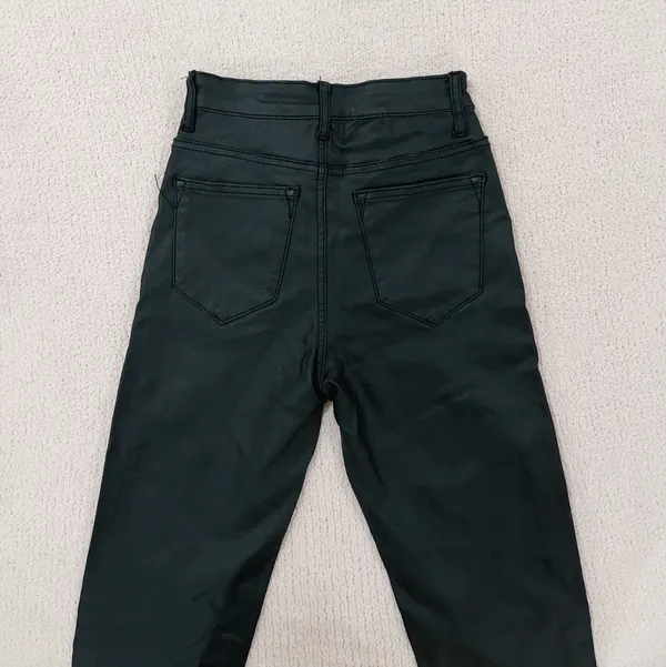 Edikted Leather Flare Pants - Image 2