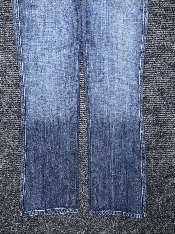 RARE VTG 7 For All Mankind Low Rise Pink Bling "A" Pocket Straight Jeans 28 USA - Image 6