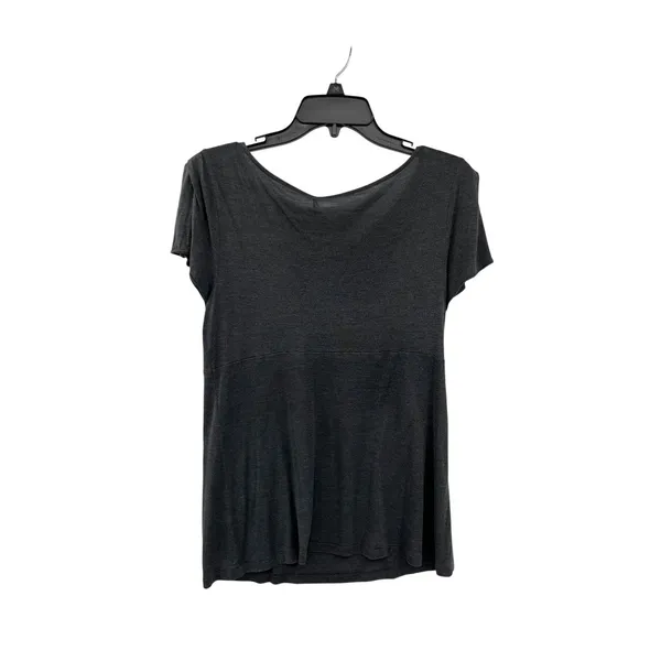 Banana Republic Silk Blouse Womens L Used Dark Gray - Image 2
