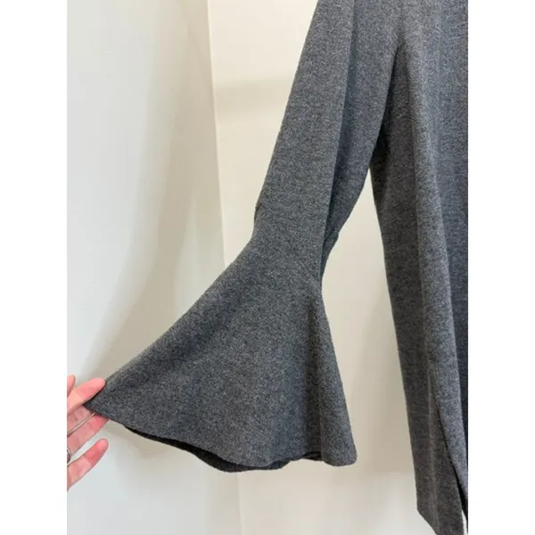 Vince Camuto Layered Look Bell Sleeve Tunic Top SzL - Image 3