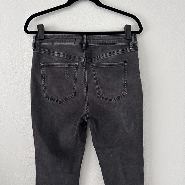 Free People Size (30) Woman's‎ Black Pant Distressed Skinny Jeans - Image 13