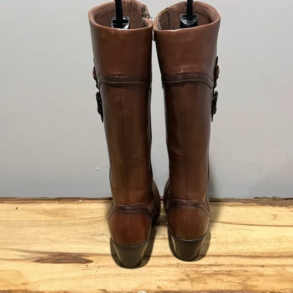 Clarks Leather Ingalls‎ Vicky Calf Boots Size 9 - Image 11