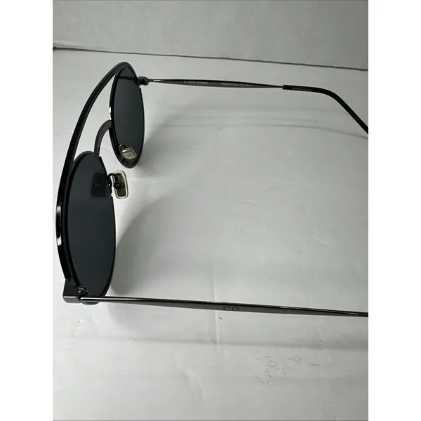 Dior Homme Synthesis 01 Sunglasses Black Round 51-22-155 w/ Case Box - Image 6