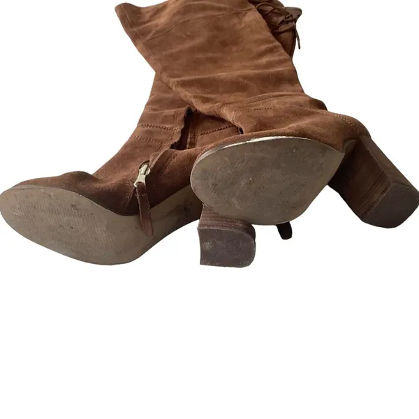 Steve Madden ~ Novela High Boots Brown ~ Suede - Image 7