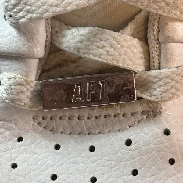 Nike Air Force 1 Sage‎ Low Womens White Platform Sneakers AR5339-100 Size 8 - Image 10