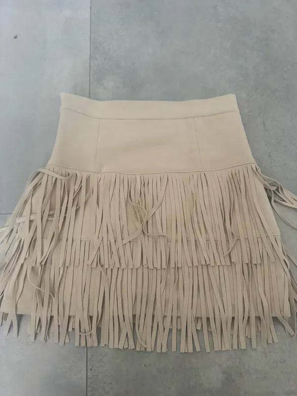 Fringe Skirt Altar'd State Suede - Image 2