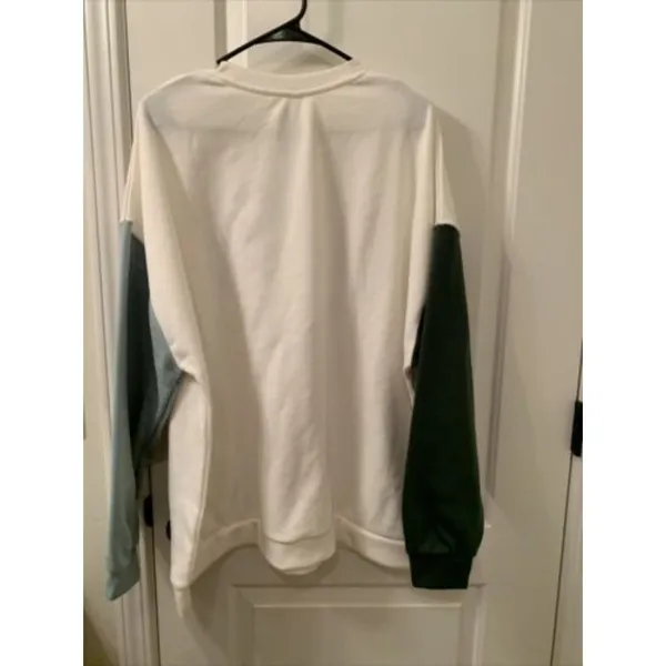 Big Sur Issac Morris LTD. ADULT Sweatshirt Size XXL Off-White Colorblock - Image 8