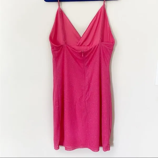Revolve Superdown Sydney Sparkle Mini Dress in Pink‎ sz small - Image 7