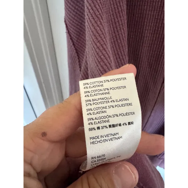 Free People purple‎ Buttercup oversized thermal size medium - Image 10
