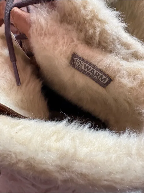 Merrell Tremblant Waterproof Leather Faux Fur Winter Boots Brown Women’s 7.5 - Image 7