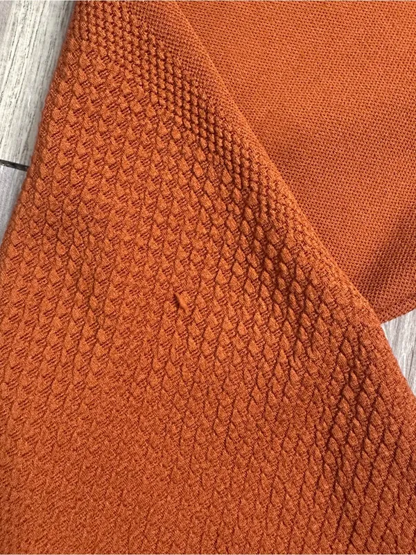 Nike Women's Burnt Orange Half-Zip Pullover Nike Golf Size Small - Image 2
