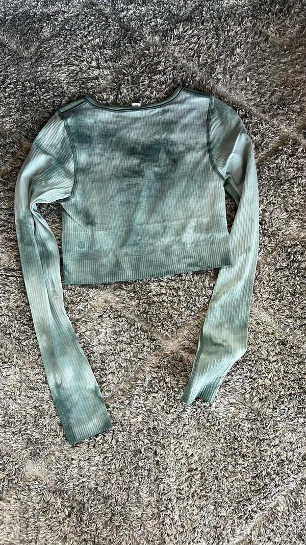 green diamond dye lululemon long sleeve - Image 2