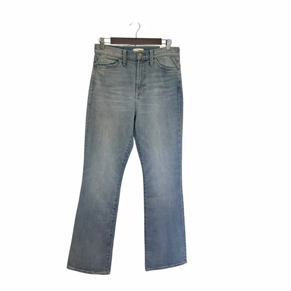 7 For All Mankind Easy Boot Jeans Light Blue Floral 7U405478 - Image 2