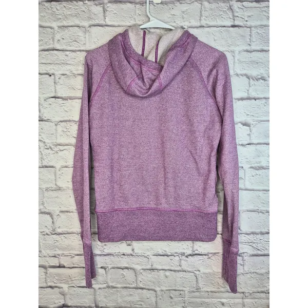 Patagonia Womens M Cloud Stack Full Zip Hoody Heather Purple Fleece 54490 - Image 2