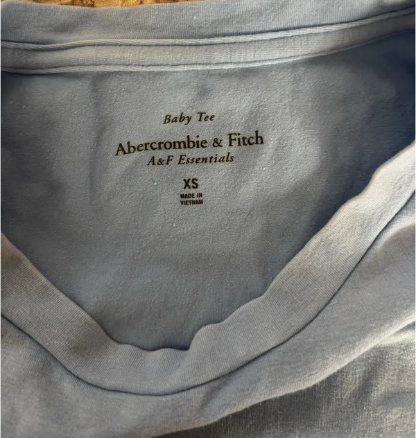 Abercrombie Blue Baby Tee - Image 2