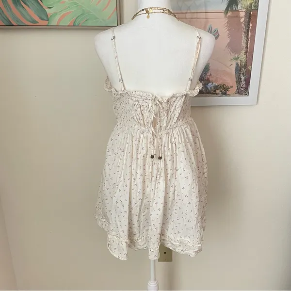 Free People Gabby Cherry Print Mini Dress Size XS - Image 13