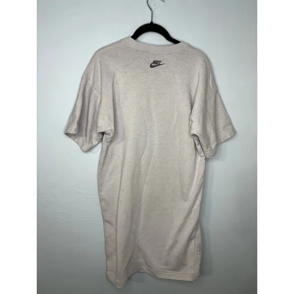 Nike Sportswear Move to Zero French Terry Logo Dress Small Gray Purple Swoosh - Image 3