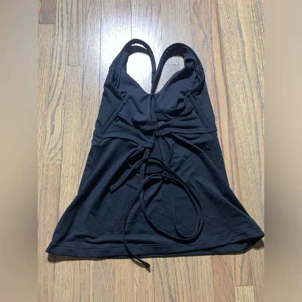 Athleta Tankini top swimsuit black small - Image 2