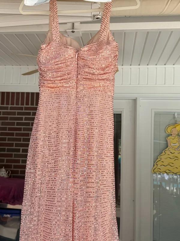 Latena Sequin Prom Dress 6 Pink - Image 6
